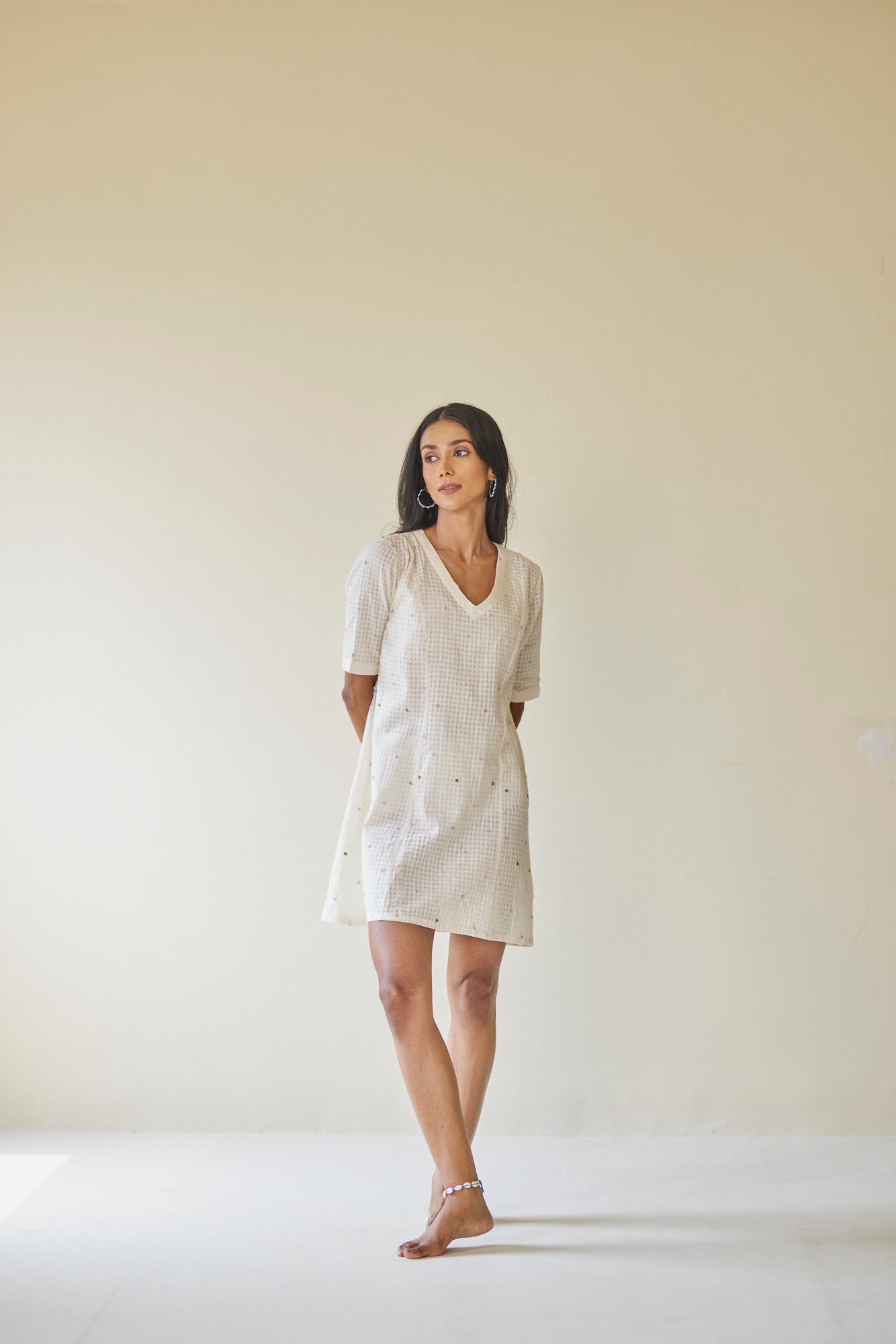 Not so knotted shift dress