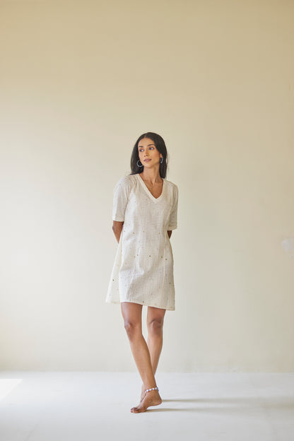 Not so knotted shift dress