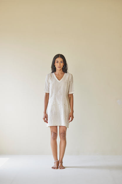 Not so knotted shift dress