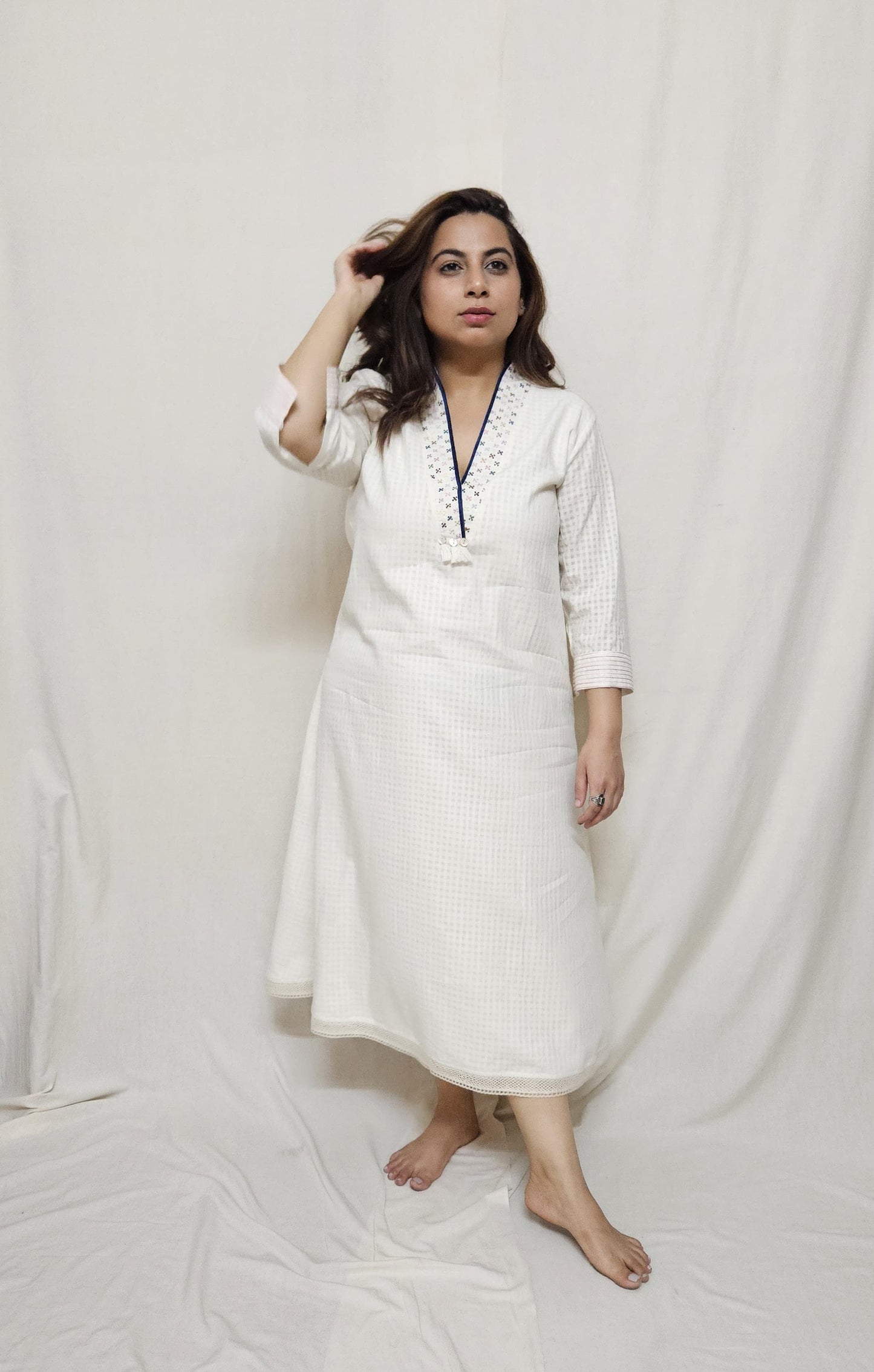 Frenchie kurta dress