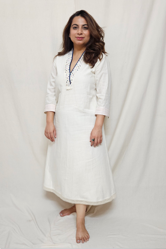 Frenchie kurta dress